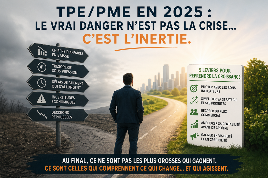 TPE/PME en 2026 : Le vrai danger n’est pas la crise, c’est l’inertie !